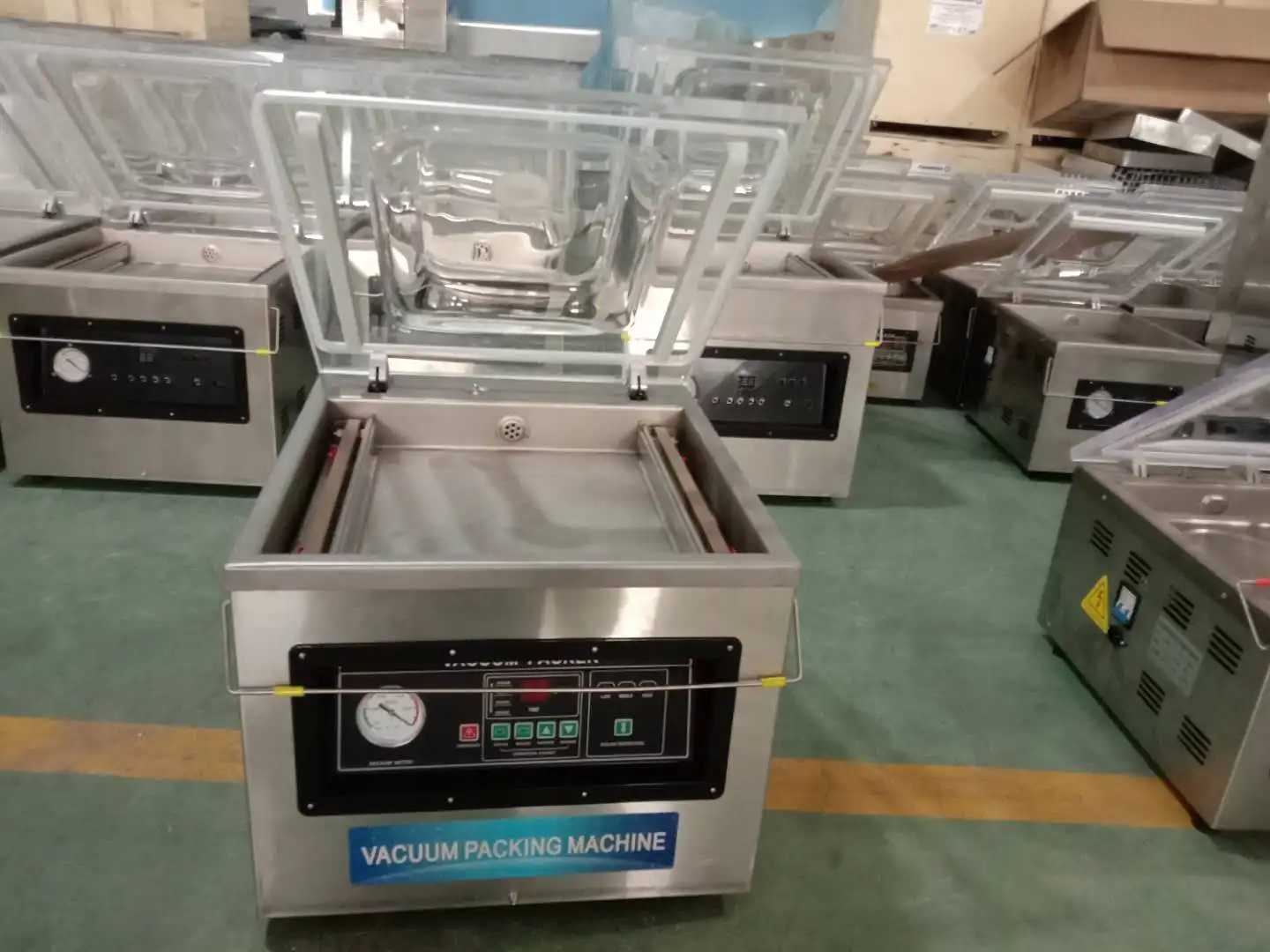 Desk Type Vacuum Sealer Packing Machine with 2pcs Sealing Strip High Quality with Factory Price Hot Selling