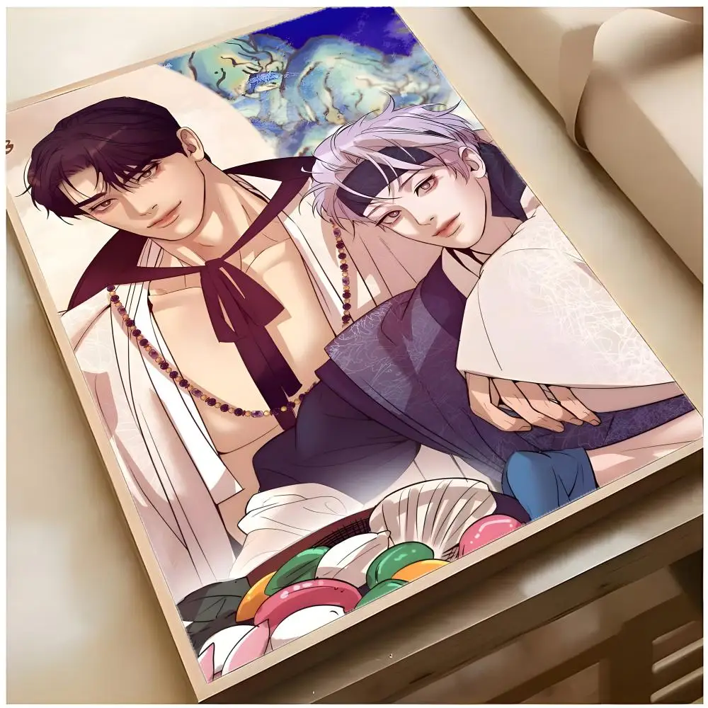 Manhwa Bl Pearl Boy Poster Top-tier Indoor room Decor Art & Household Decoration Presents