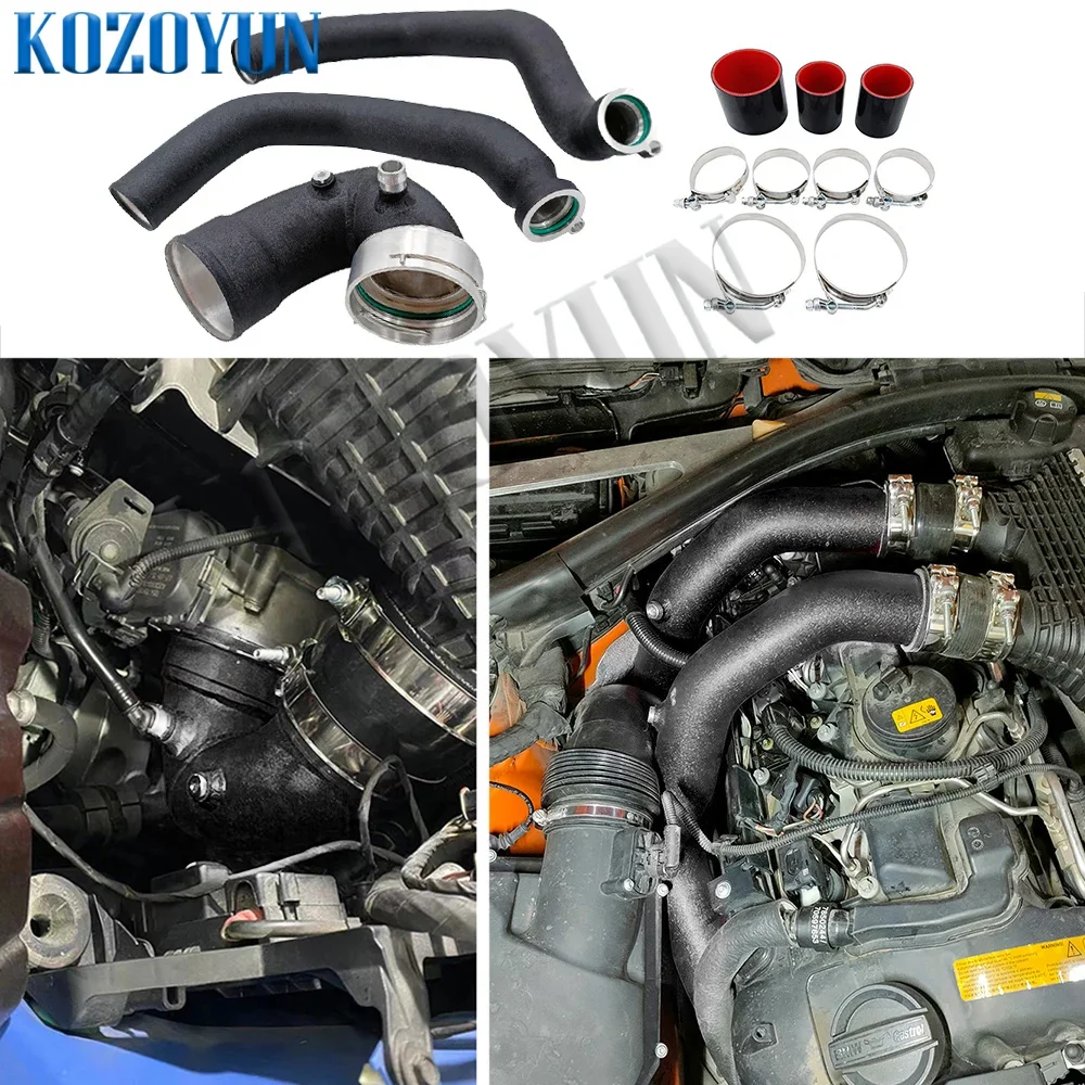 Intercooler charge pipe kit for BMW S55 F87 M2C F80 M3 F82 F83 M4 3.0T 2015+