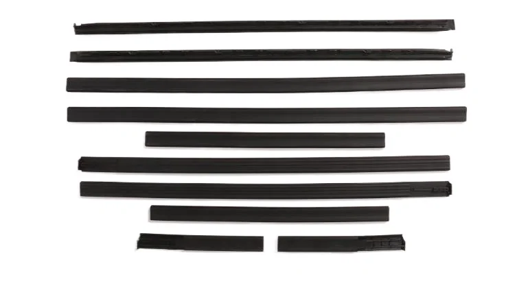 10 Pcs Roof Sink Rubber for Toyota LC150 2010-2022 75551-60120 Weatherstrip Seal for Land Cruiser Prado 150 Roof Layering Seal