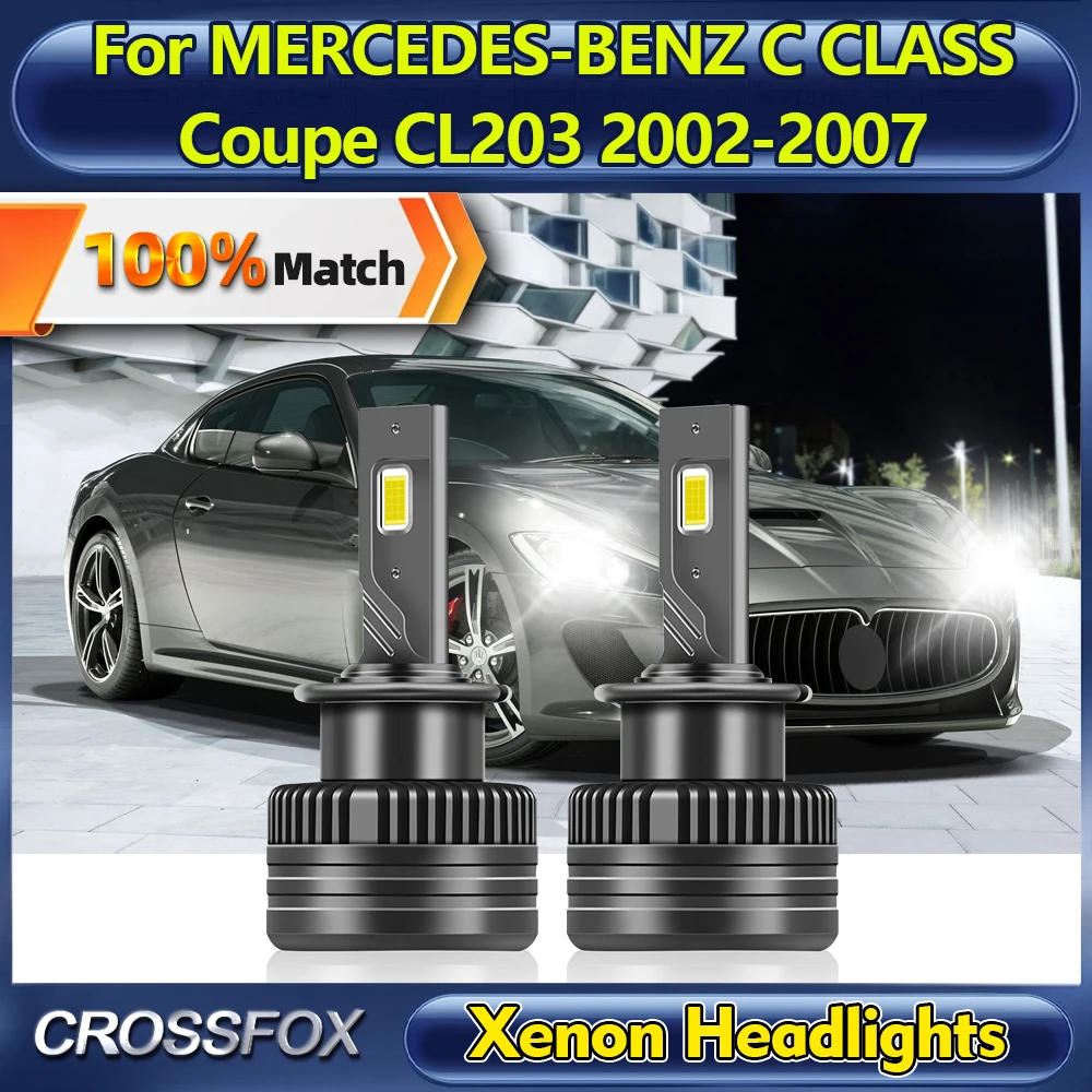 

Canbus LED Lights 30000LM Super Bright HID Xenon Headlight 12V For MERCEDES-BENZ C CLASS Coupe CL203 2002-2004 2005 2006 2007