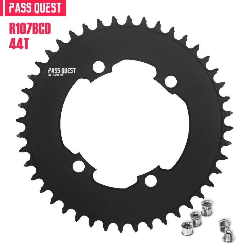 Pass Quest Round Kettingblad 107bcd Voor Sram Rivaliserende Axs 12S Crankset 107 Bcd Mtb Racefiets Kettingwiel 36 40 42 54 56 58 T
