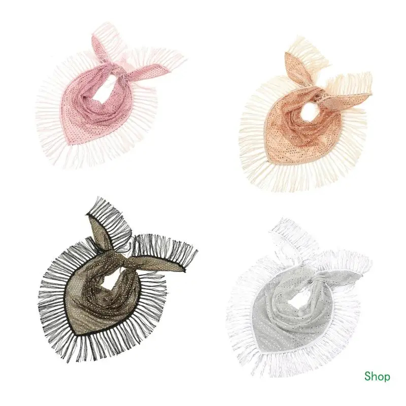 Dropship Sequins Scarf Sparkling Party Scarf Adjustable Headscarf Women Stylish Accessory for Fashionable Women