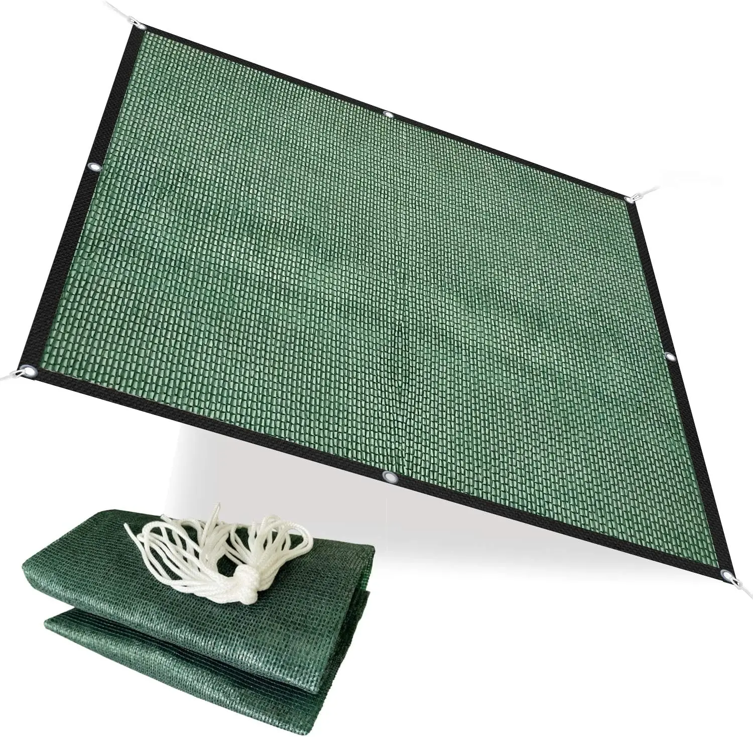 50% Sun Block Garden Netting Mesh (6'x3'4'', Green)
