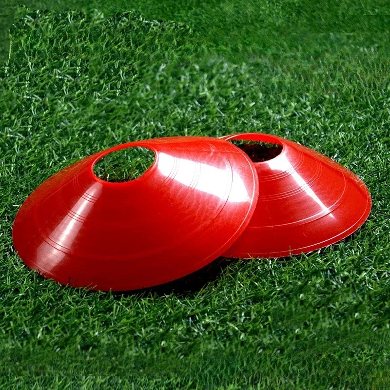 Outdoor Sport Track Space Marker, Football Training Disc Cones, Inline Skating Cross Speed Agility Safety Signal, 20pcs/lot Socc
