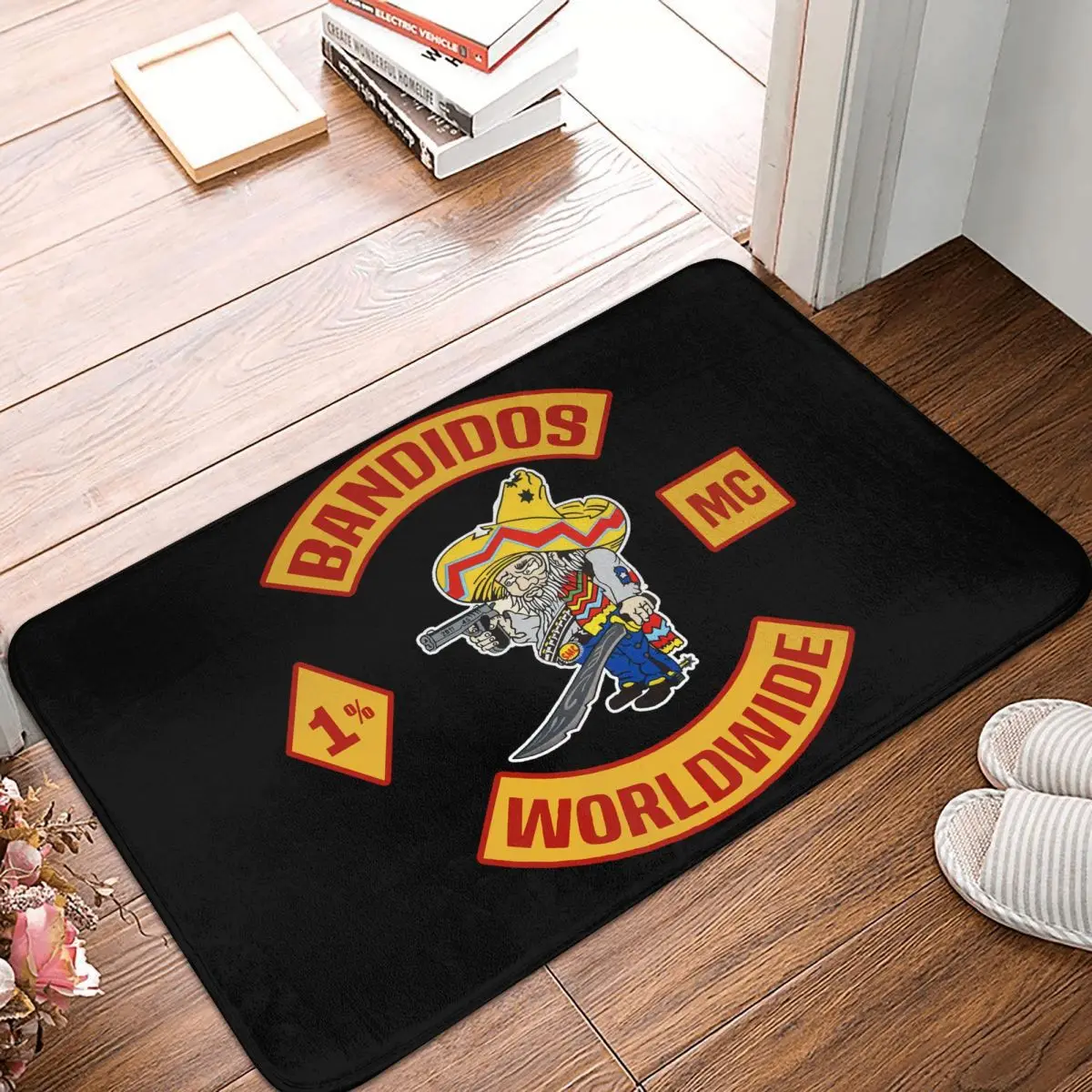 Bandidos Worldwide Motorcycle Soft Fluffy Mats Bedroom Carpets Living Room Decoration  Bedside Rug