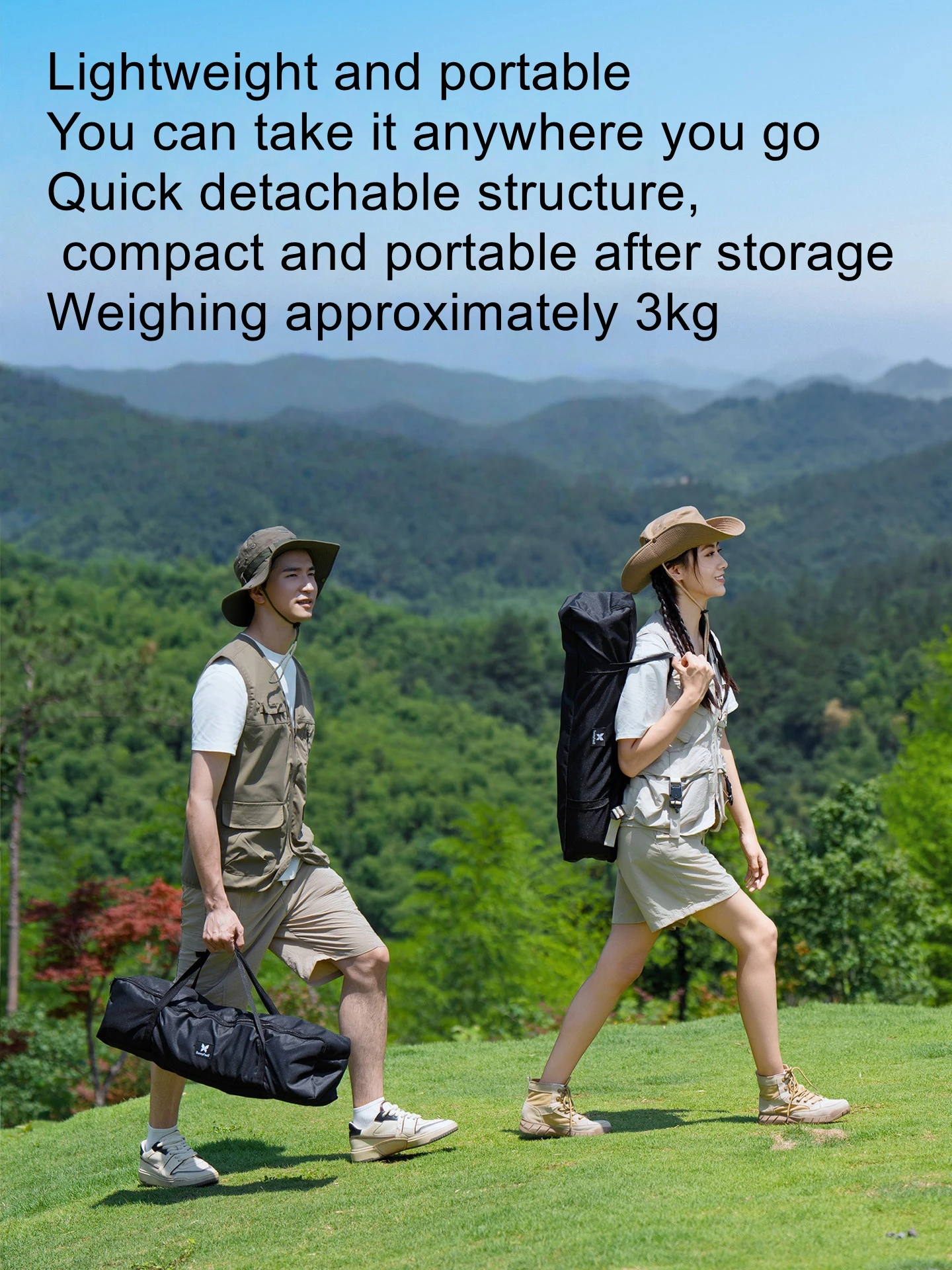 Outdoor folding chair, portable picnic camping fishing chair, office lounge chair, lying flat chair