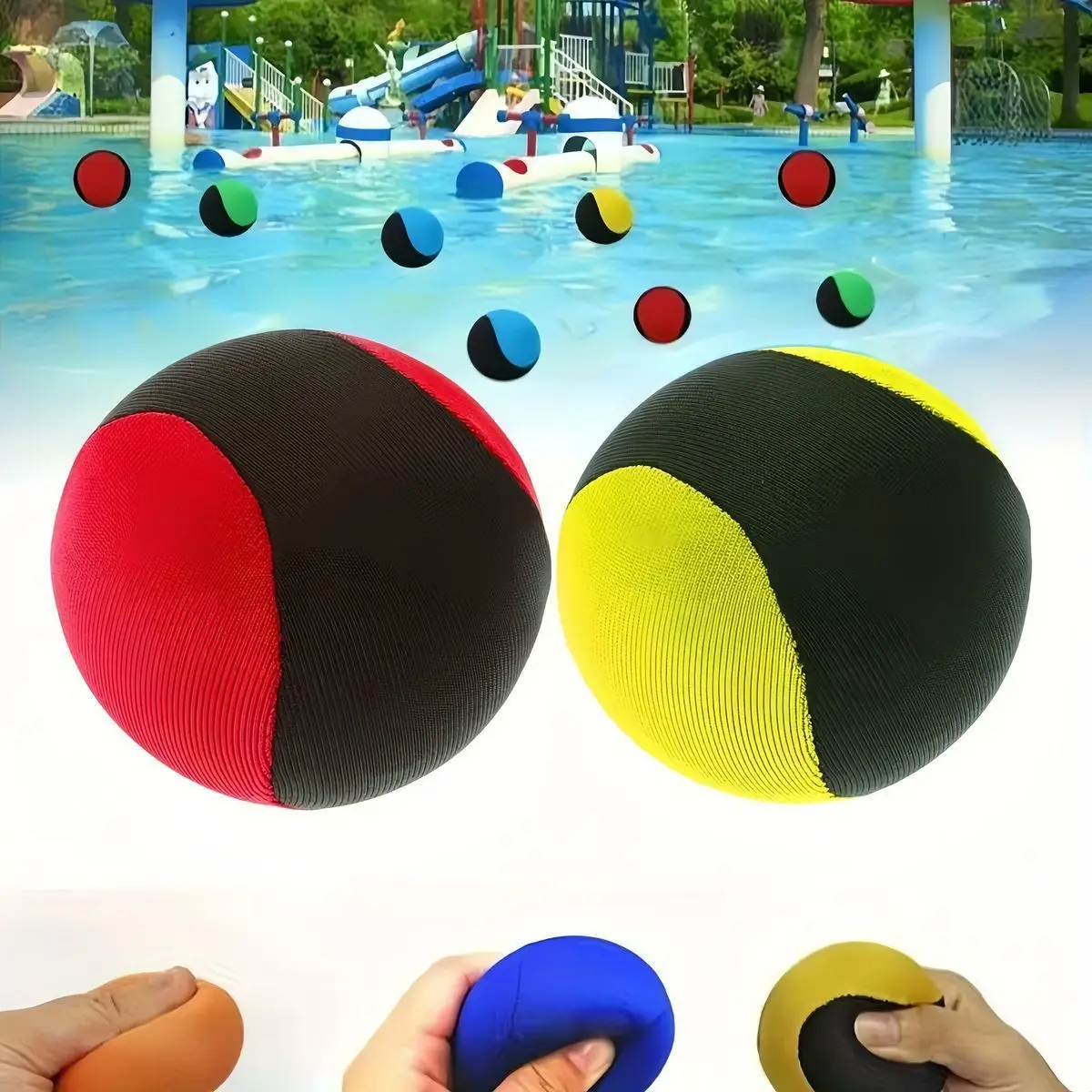 Summer Water Skipping Ball Soft Floating Bounce Ball for Pool Lake Sea Water Skipper Ball Outdoor Beach Sport Birthday Gift