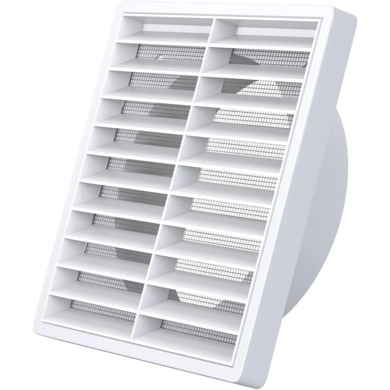 150/200/250/300MM Aluminum Alloy Air Vent Grille Heating Cooling Vents Plate Exhaust Outlet Window Square Vent Metal