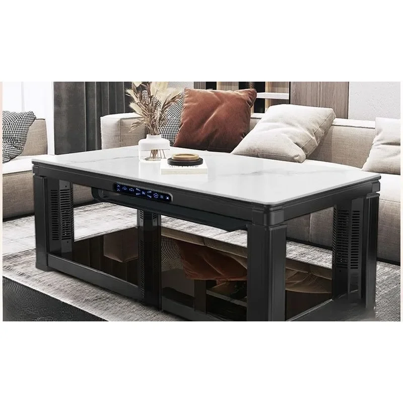 Fireplace table, rectangular heating table, household oven