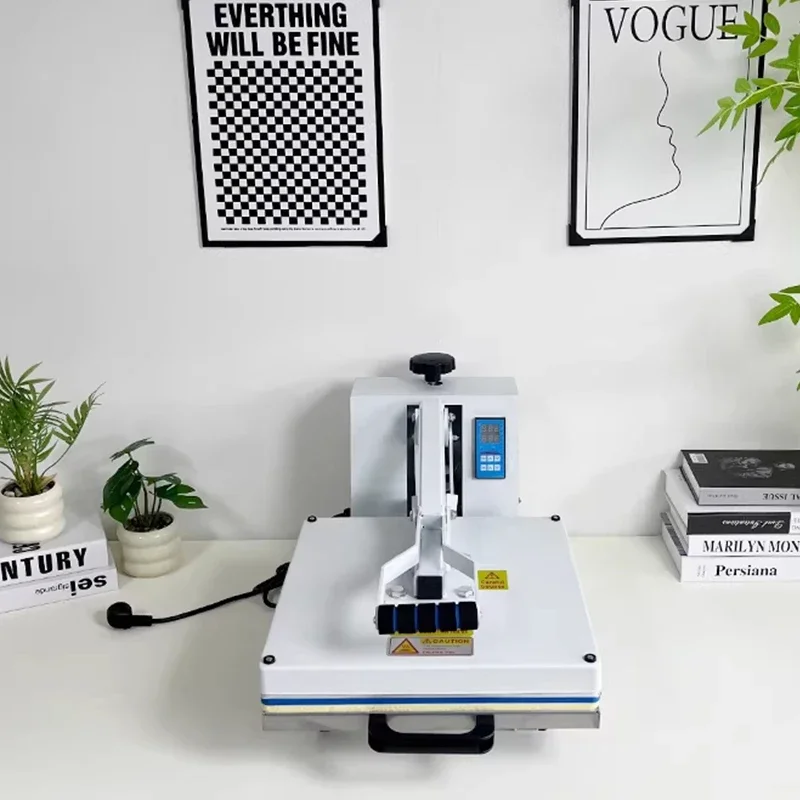 OYLP 38x38CM Heat Press Machine 1800W Sublimation Iron Transfer T-Shirt Logo Printing Machine 220V/110V for Home Use