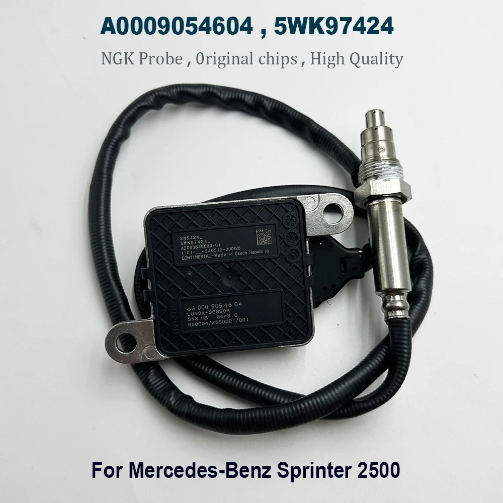 New A0009054604 5WK97424 High Quality Chip For NGK Probe Nox Sensor A0009059112  For Mercedes-Benz Sprinter 2500