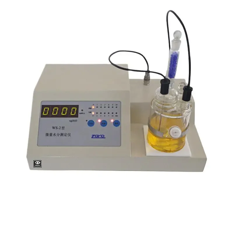 WS-2 type trace moisture meter Coulomb meter Karl-Fischer method trace moisture meter