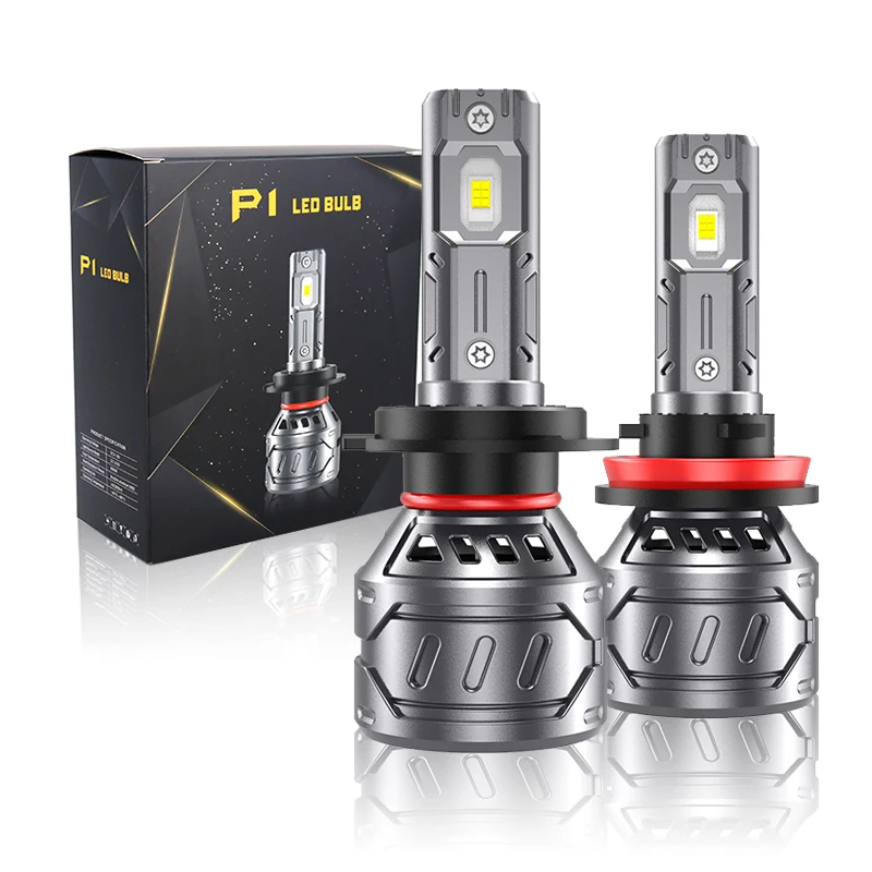 P1 Mini LED H7 H4 H11 9005 9006 H8 HB4 3000K For Car Led Headlight Bulb 12V 6500K Turbo Led Lmap 2PCS