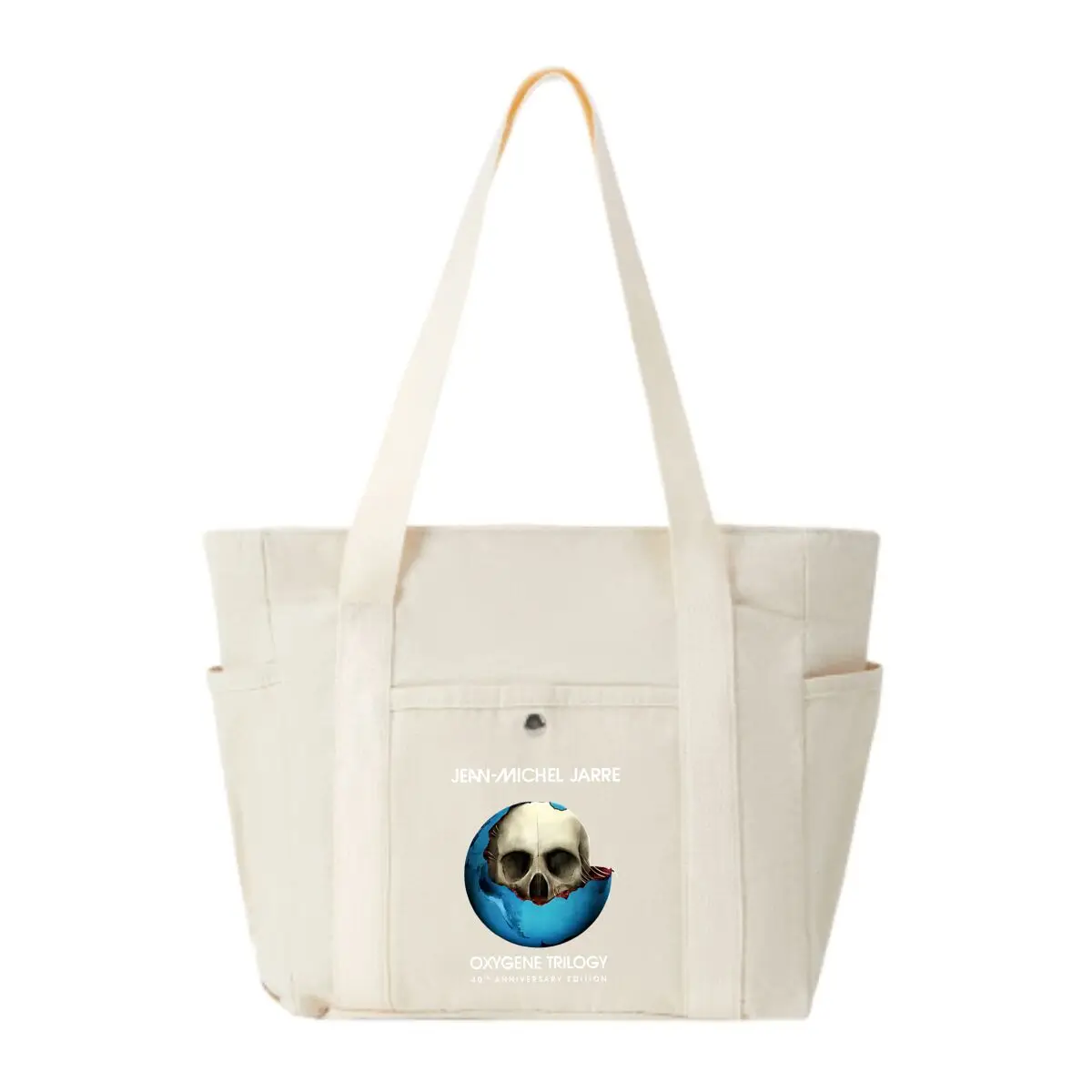 

Oxygene Trilogy Album Design Shoulder Bag with Multiple Pockets for Daily Travel