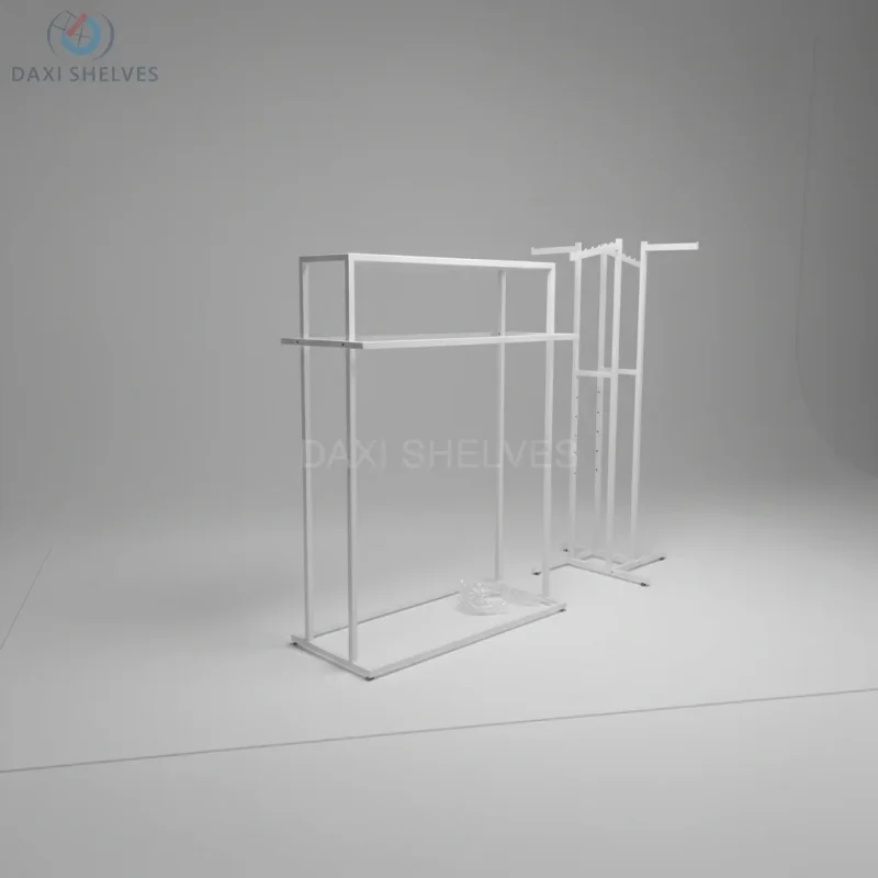 

Customize.Clothing Rack Stainless Modern Clothing Rack Clothes Rack with Double Rods