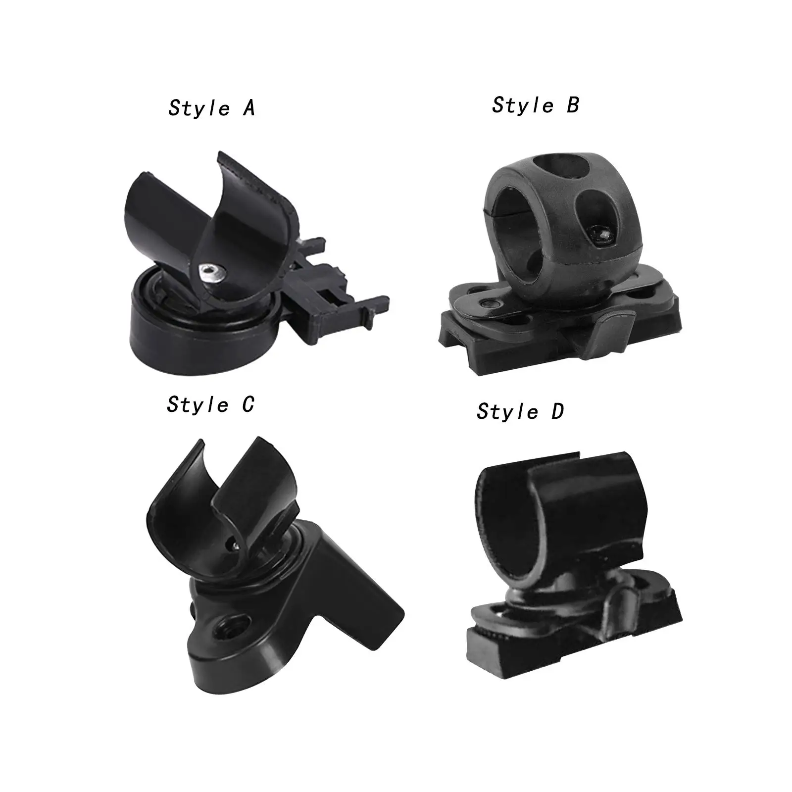 Helmet Flashlight Holder Flashlight Clamp Easy Installation Accessory Helmet Light Mount Flashlight Mounting Bracket