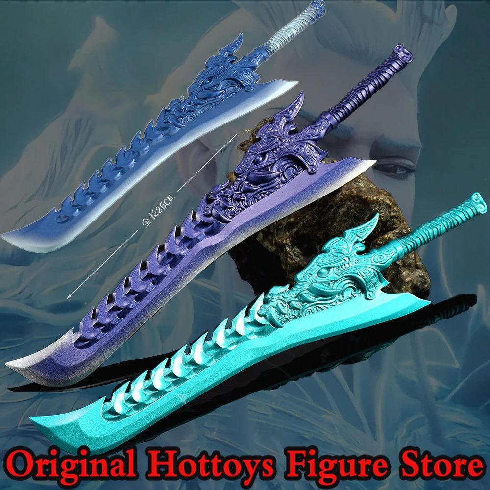 In Stock 3 Style 1/6 Soldier Scene Accessory Nezha Anime Weapon Model Dragon Teeth Knife Alloy Toy For 12'' Action Figure Doll