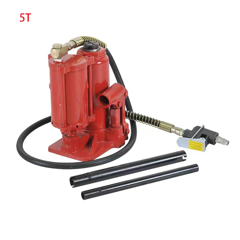 Portable 5 Tons Automobile Air Hydraulic Type Air Bottle Jack Low Position Bottle Jack Machine Lifter Equipment Lift Mechanisms