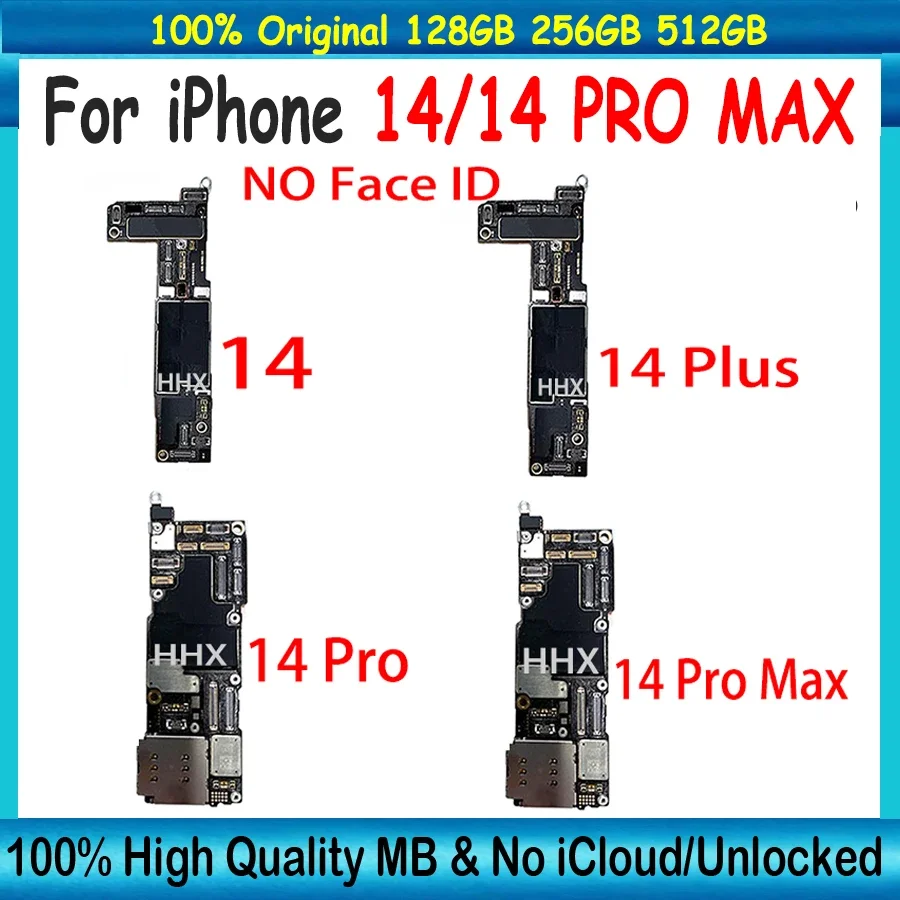 E-SIM US Version For iPhone 14 Pro Max Motherboard With Face ID