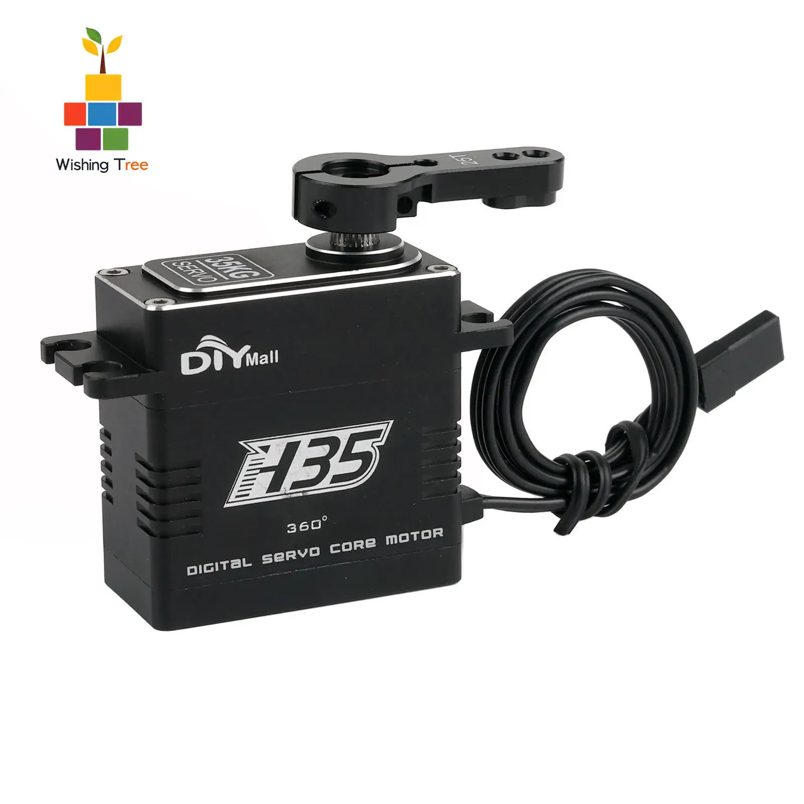 BLS-H35 Digital Servo 35KG Torque Programmable Metal Gear for 1/8 1/10 1/12 RC Cars Helicopter Robot with High Precision Perform