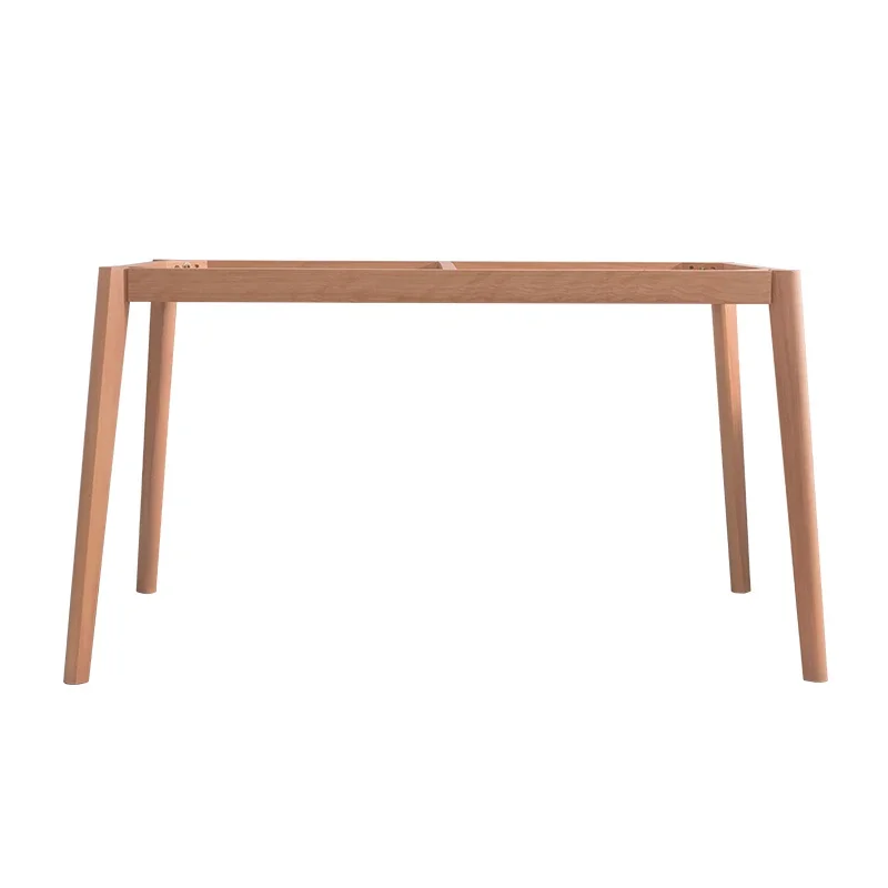 Solid Wood Plus Thick Dining Table Leg Rectangular Wooden Table Frame Home Office Furniture Foot Accessories