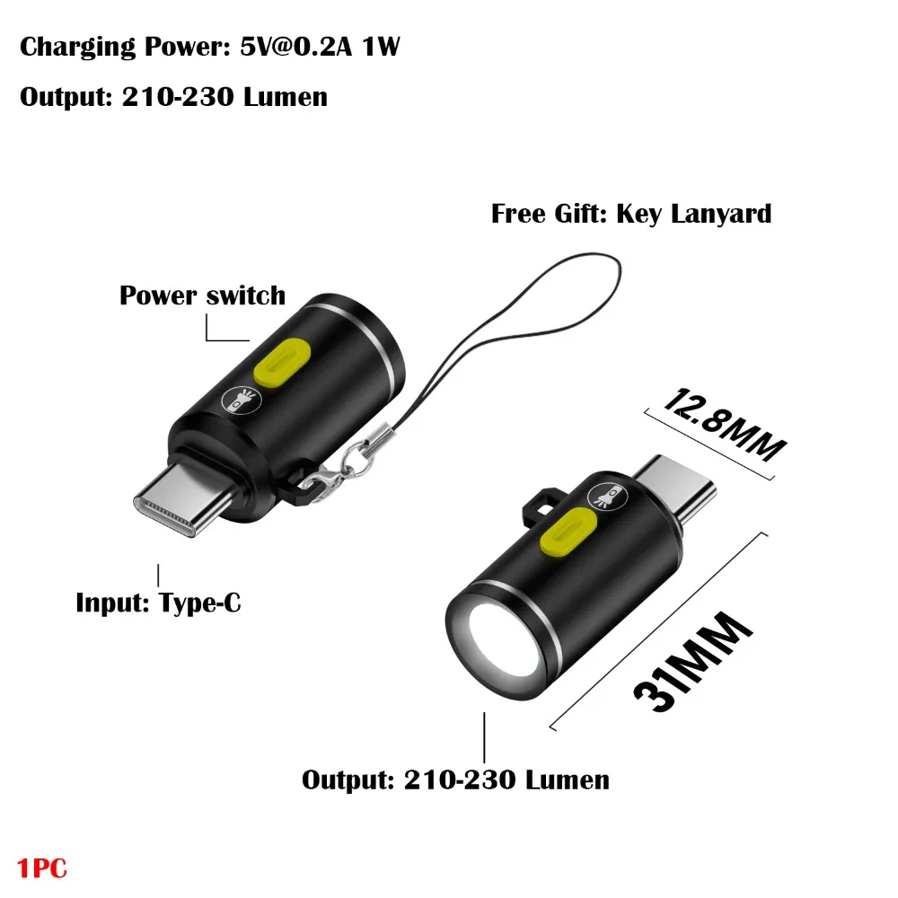 Black-USB C Male