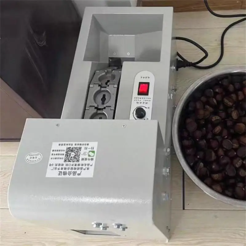 

Электрическое режущее оборудование, машина для открывания каштанов, автоматическая одинарная цепная пластина, отрез, вырез каштана, маленький, 220 В