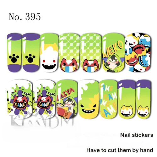 REKI Chinen Miya SNOW Sakura Nail Stickers Anime Cute Chibi Nail decalcomanie hanno bisogno di tagliare a mano accessori per unghie Cartoon Art