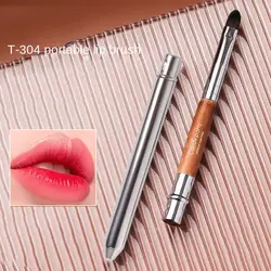 Applicator with Protect Cap Women Beauty Lady Makeup Brush Make Up Tool Cosmetic Brush Lipstick Brush Lip Brush Concealer Brush