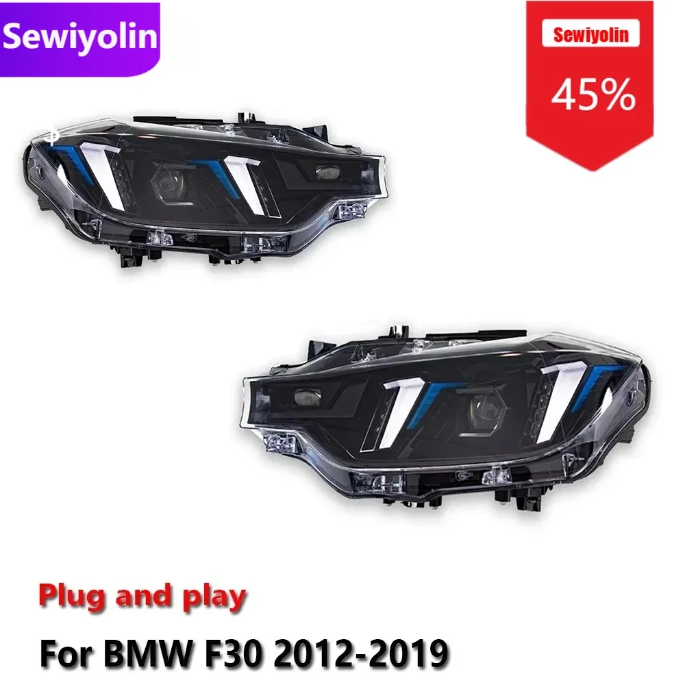 

Car DRL LED Headlight Light Assemblies For BMW F30 F35 F31 2012-2019 Auto Fog DRL Brake Turn Signal Lamp Plug and Play