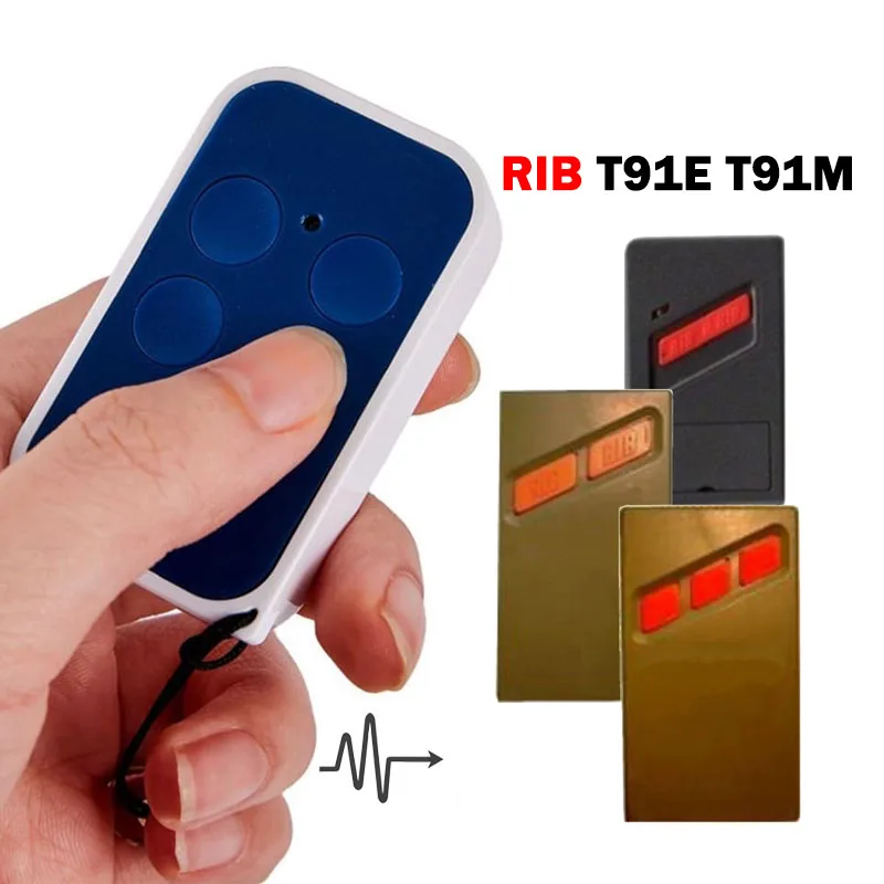 

For RIB T91 E T91M Garage Door Remote Control Garage Door Opener Clone 26.720MHz 40.665MHz Fixed Code