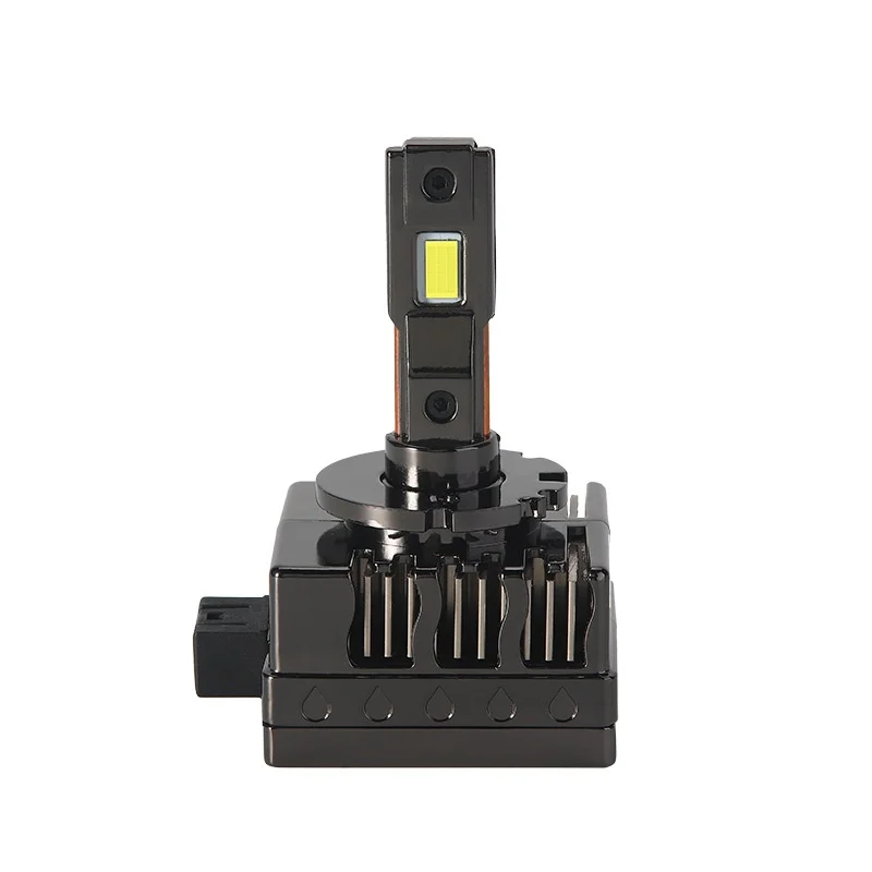 ใหม่ 2 ชิ้น D1S dual ท่อทองแดง Cooling LED ไฟหน้ารถ 6000 พันบวกแสงสีขาวอุณหภูมิสีติดตั้ง losslessly