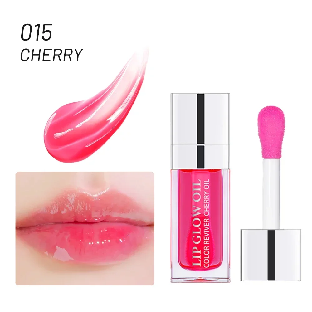 Heldere Hydraterende Lip Olie Mode Crystal Jelly Niet Plakkerig Sexy Plumping Gloss Lip Glazuur Getinte Mode Lippenstift Make-Up Lipverzorging