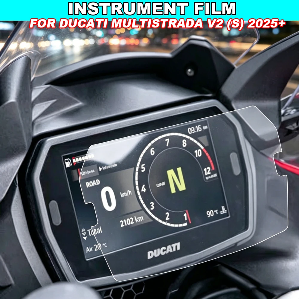 

For Ducati Streetfighter V2/S 2025- Motorcycle Accessories Anti-scratch Screen Protection Instrument Film Panigale V2/S 2025