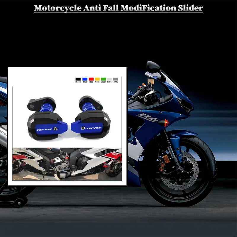 

For YAMAHA YZF-R6 YZFR6 YZF R6 2003 2004 2005 Motorcycle Falling Protection Frame Slider Fairing Guard Anti Crash Pad Protector