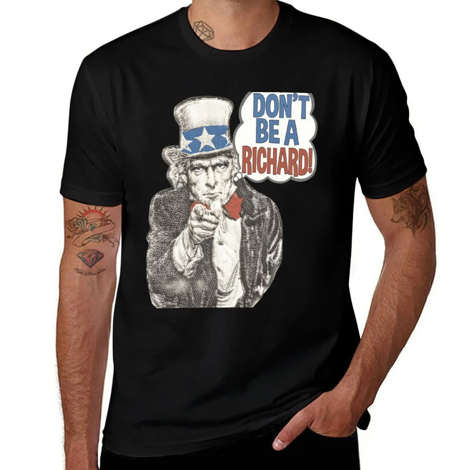 Don't Be A Richard! T-Shirt Stylish Graphic Short Sleeve Top