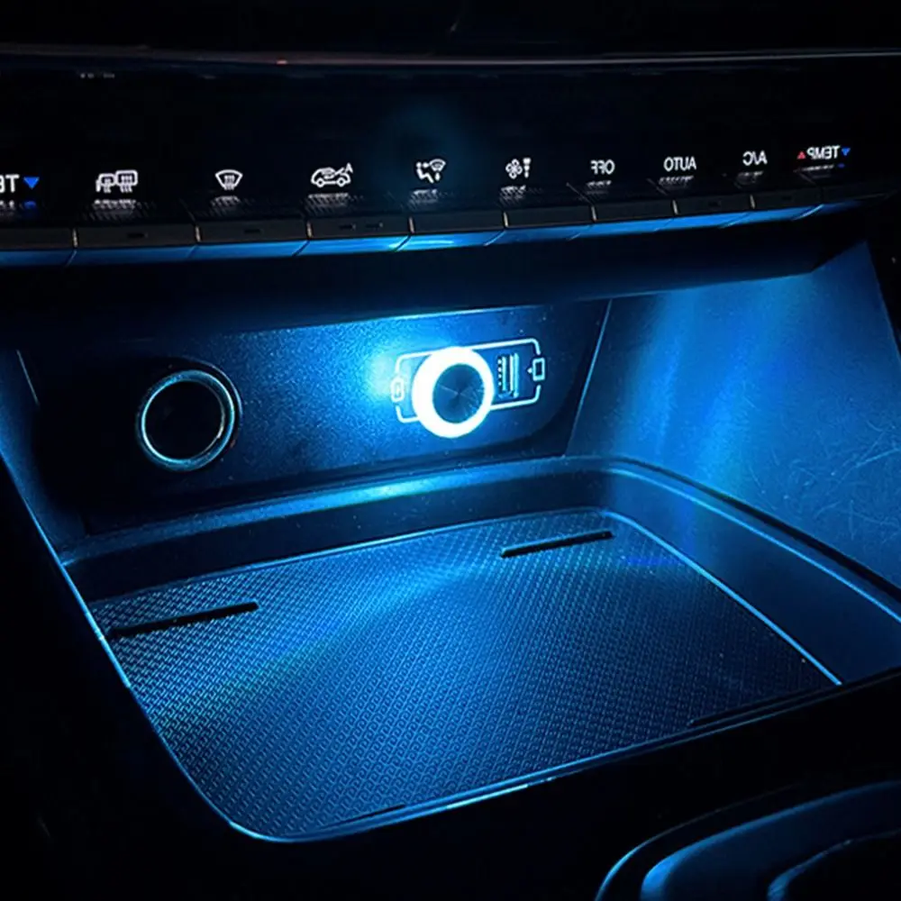 العالمي LED الزخرفية USB المحيطة ضوء التوصيل اللعب المحمولة السيارات الداخلية ضوء مصباح أجواء