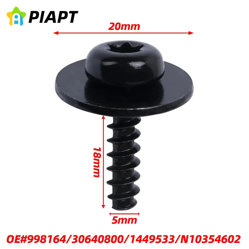 10PCS OE# 998164 Six Point Screw  with Washer  for Volvo