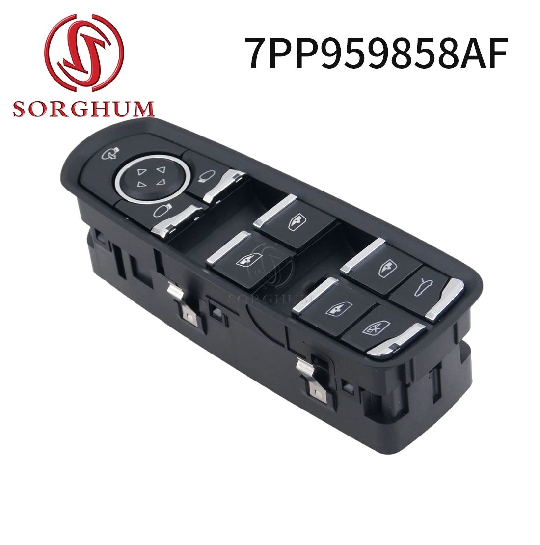 

SORGHUM 7PP959858AF For Porsche Cayenne Macan 2011-2018 Front Driver Car Power Window Switch Lifter Control Button 7PP959858MDML