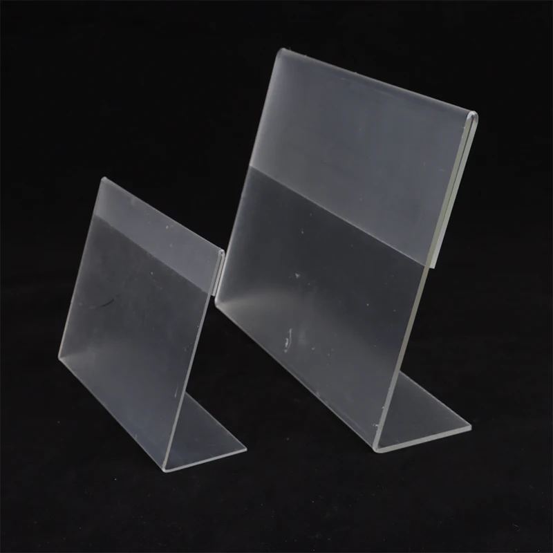 Transparent Acrylic Display Stand Desk Shelf High Quality Display Card Stand Office Business Stand Desktop Holder