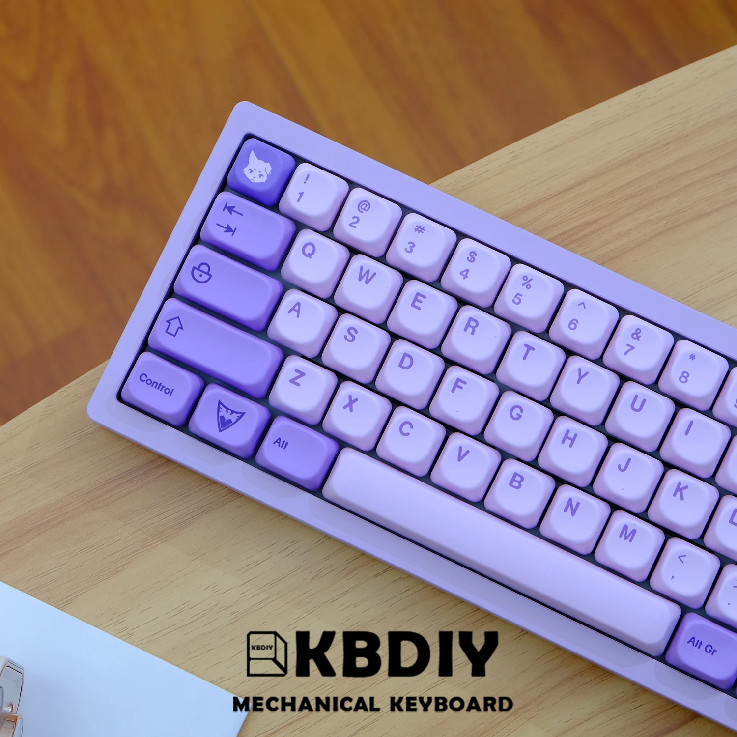 Kbdiy 134keys GMK aspik čarodějnice klíčenka sada nestandartní KOA profilu fialový GMK poškrabané pro mechanická keyboards hra čepice pro MX spínač