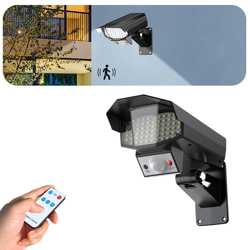 

Motion Ssensor Outdoor Lights Solar Surveillance-Style Outdoor Lamp Outdoor Sports Sensor Solar Light for Garden Yard Garage