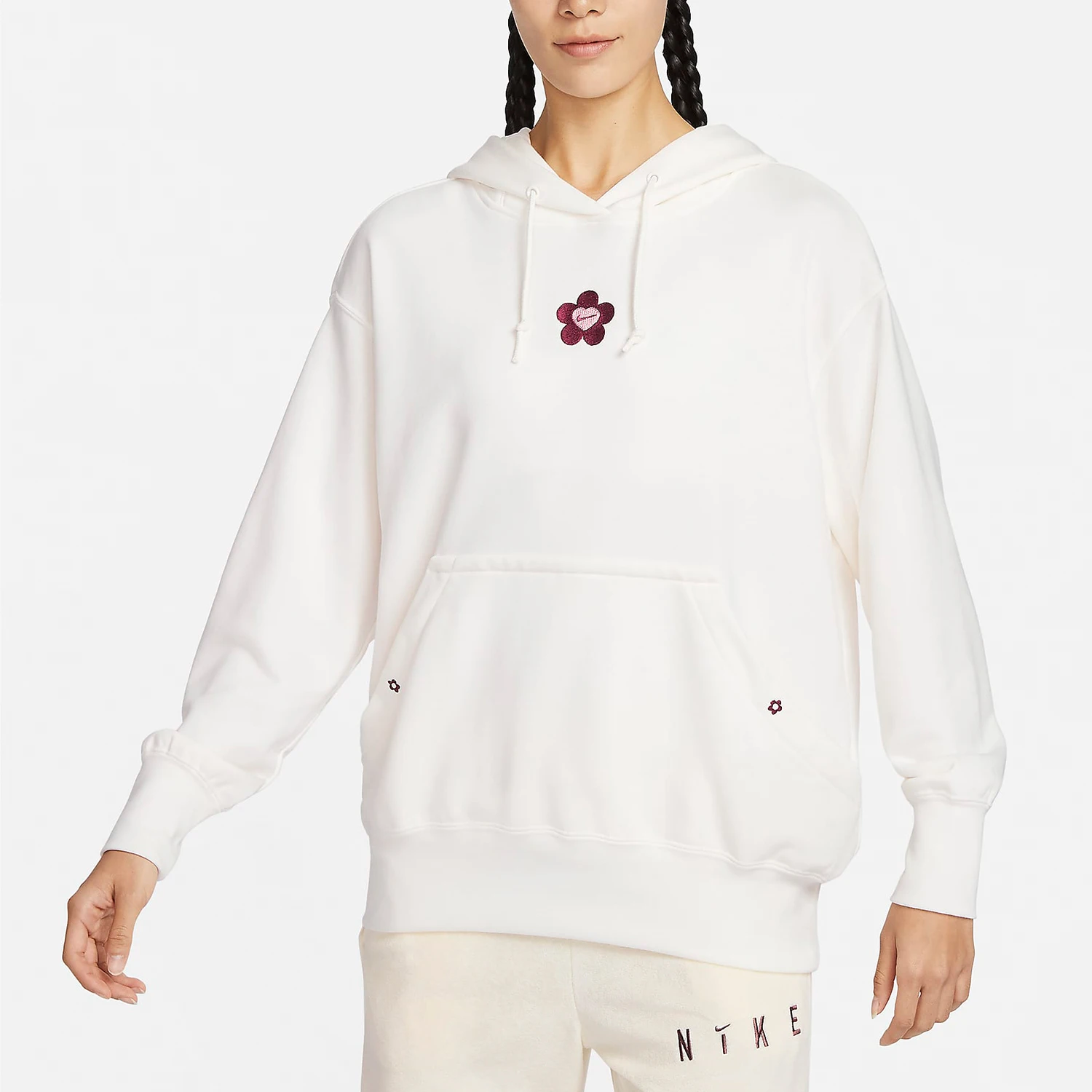 

Nike genuine Women's Spring Casual Sport Knit Hooded Long-sleeve Sweatshirt HF1135-133