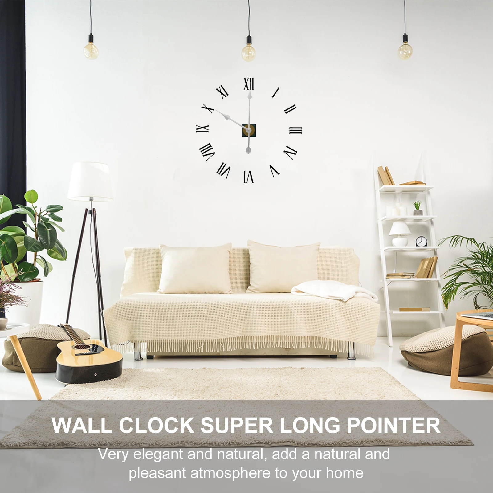 

1 Set Diy Clock Pointer Replacement Parts High Torque Aluminum Clock Hands Home Decoration Repair Silent Mute Hands Easy Install