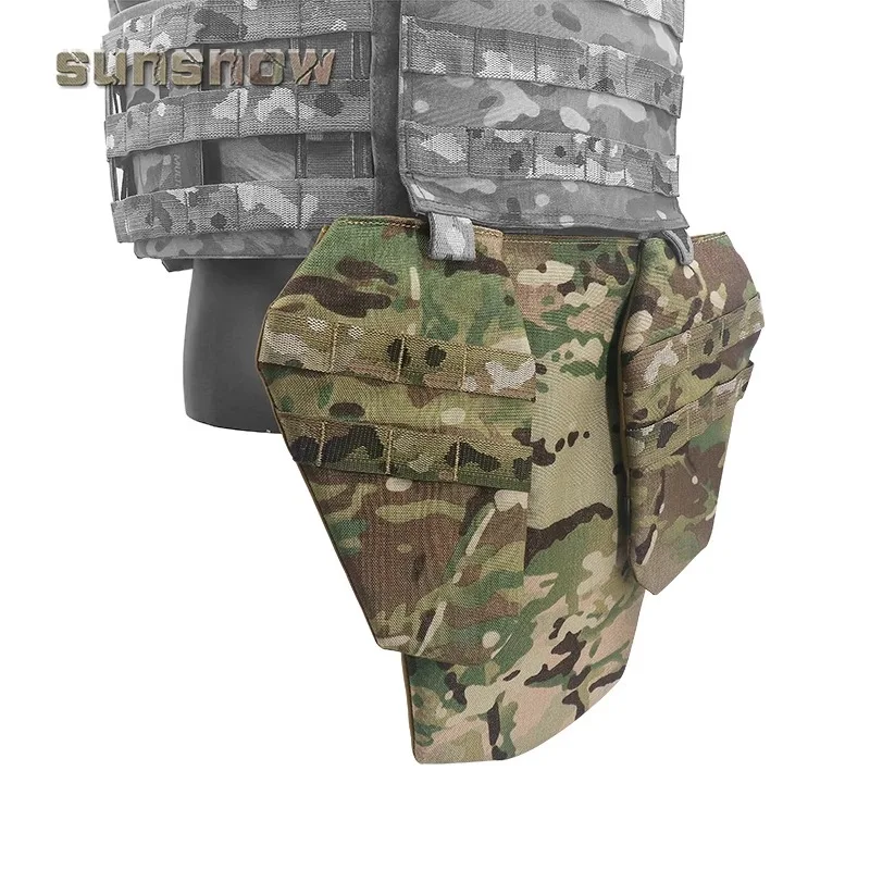 [Sun Snow] ARS arma tactical vest crotch protector universal outdoor protective MOLLE baffle tactical equipment