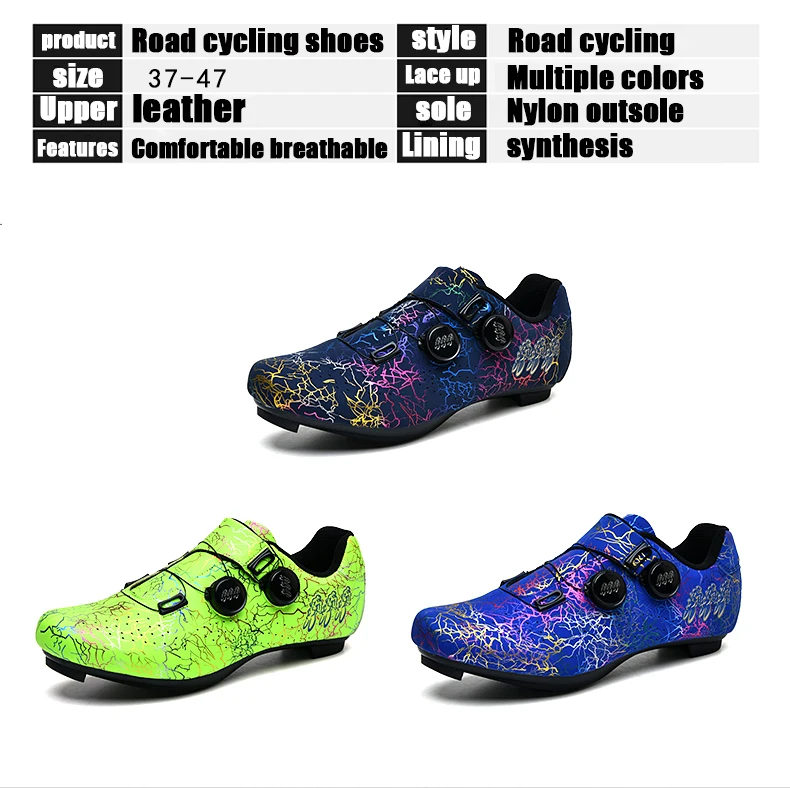 Professionelle Radfahren Schuhe Rennrad Männer Racing Wettbewerb Self-Locking Geschwindigkeit Fahrrad Turnschuhe Frauen SPD Stollen Radfahren Schuhe – Detail 7