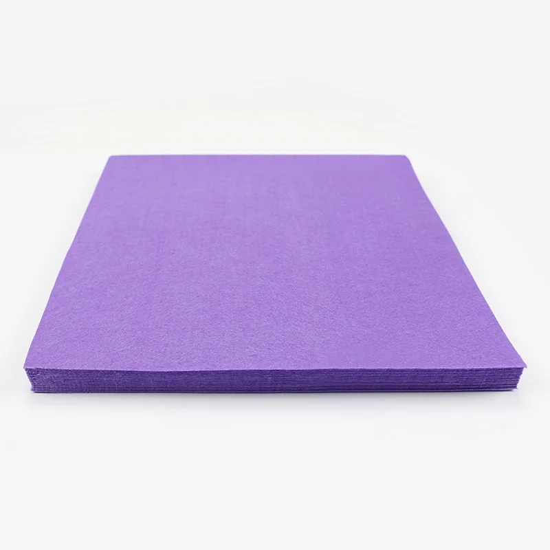 Violet Purple Color DIY Felt Sheet 30X30CM Needlework Pure Color Cloth Sewing Fabric DIY Felt Craft For Festival Home Decoration