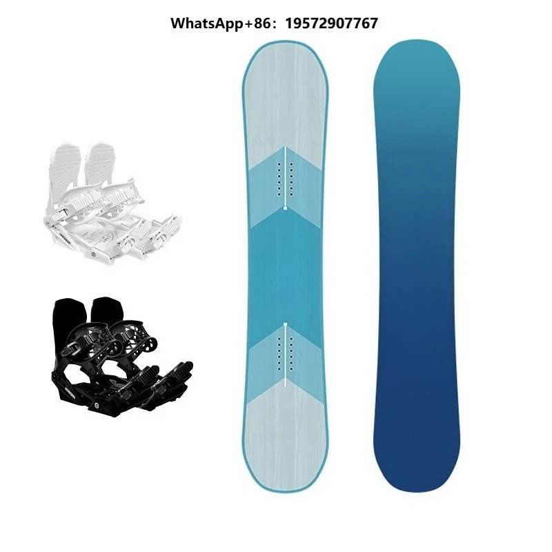 All-mountain Adults Quick Wear Snowboard Bindings Carving Practice Sintered Base Snowboard Set for