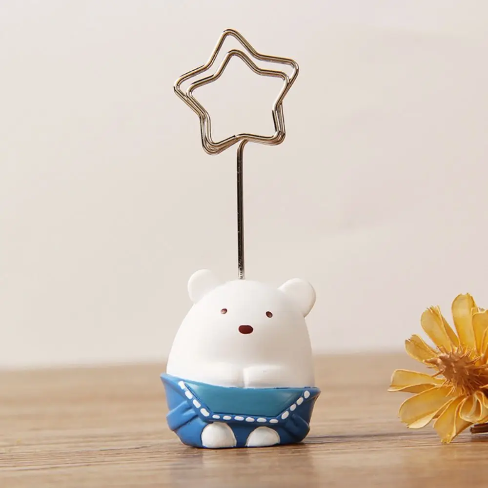 لطيف Creative الحيوان الراتنج حامل رسالة ، مكتب مكتب الديكور ، لطيف الحلي ، حامل رسالة ، حامل صور